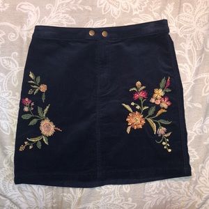 Corduroy Jean Skirt